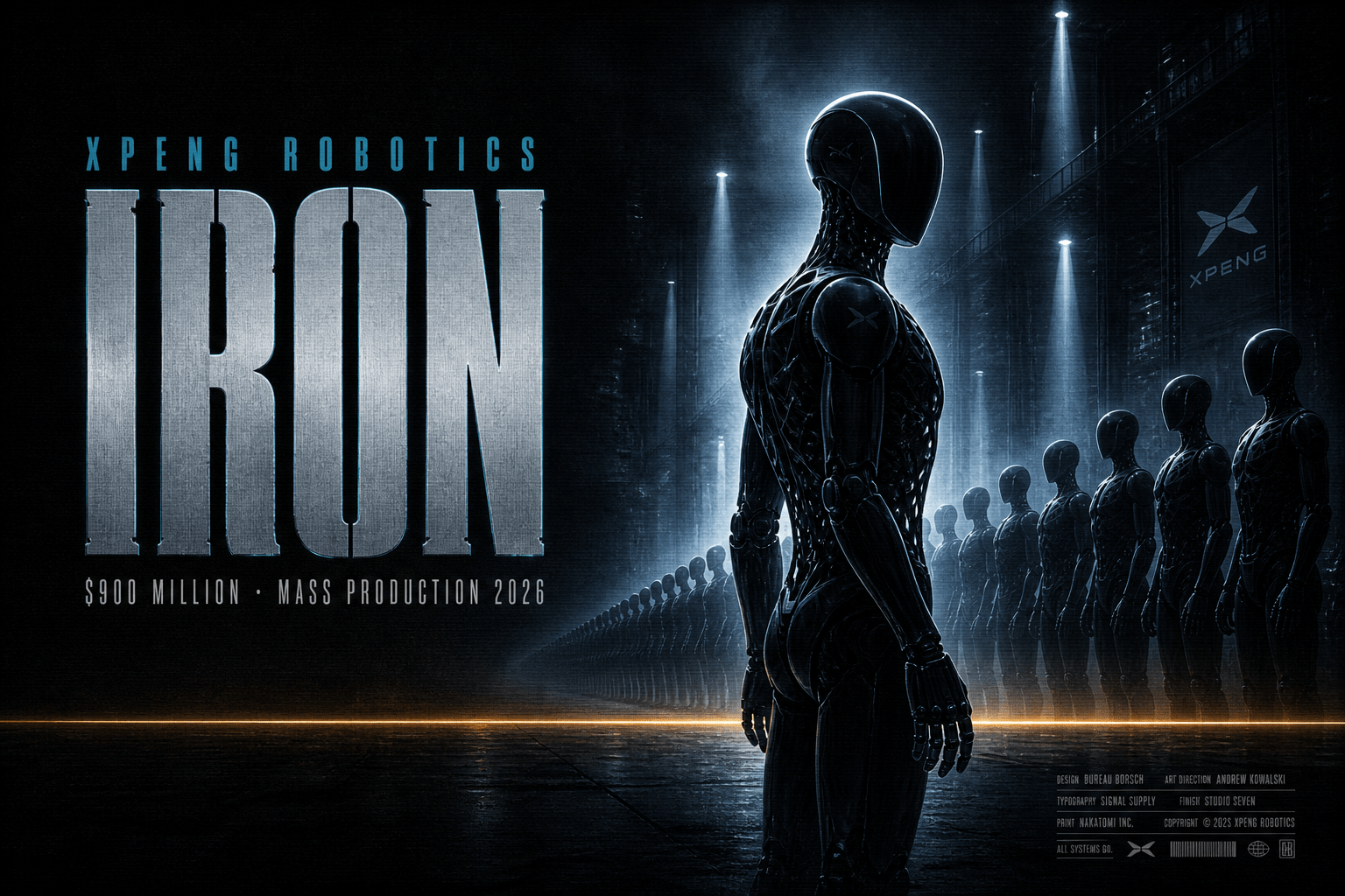 Xpeng Robotics raised over $900 million at a $6.3 billion valuation, a record for China's embodied AI sector. Discover what the round means for the IRON humanoid robot and its 2026 mass production plans.