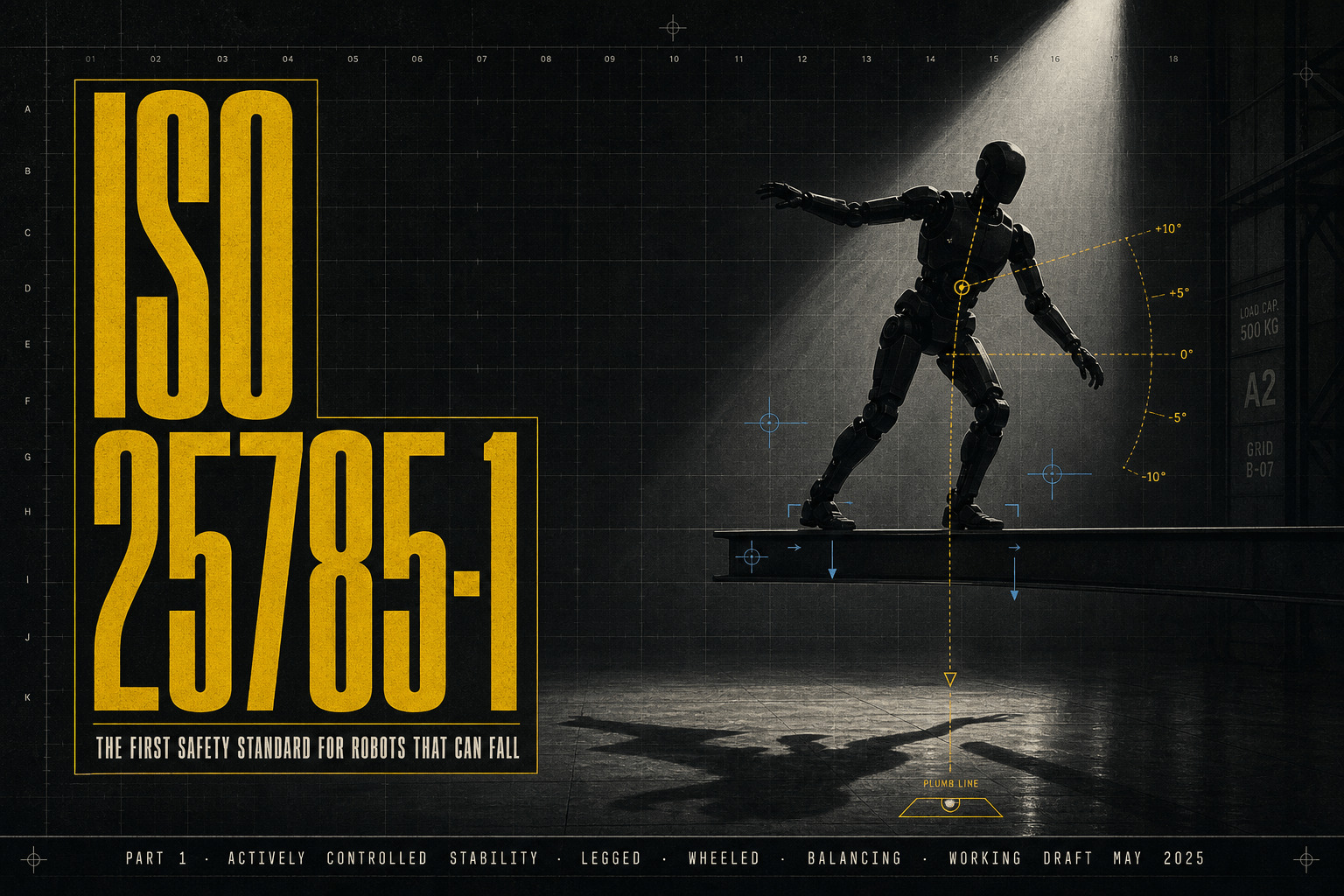 ISO 25785-1 is the first international safety standard for humanoid and other actively balanced industrial robots. Learn what it covers, the timeline and how to prepare.