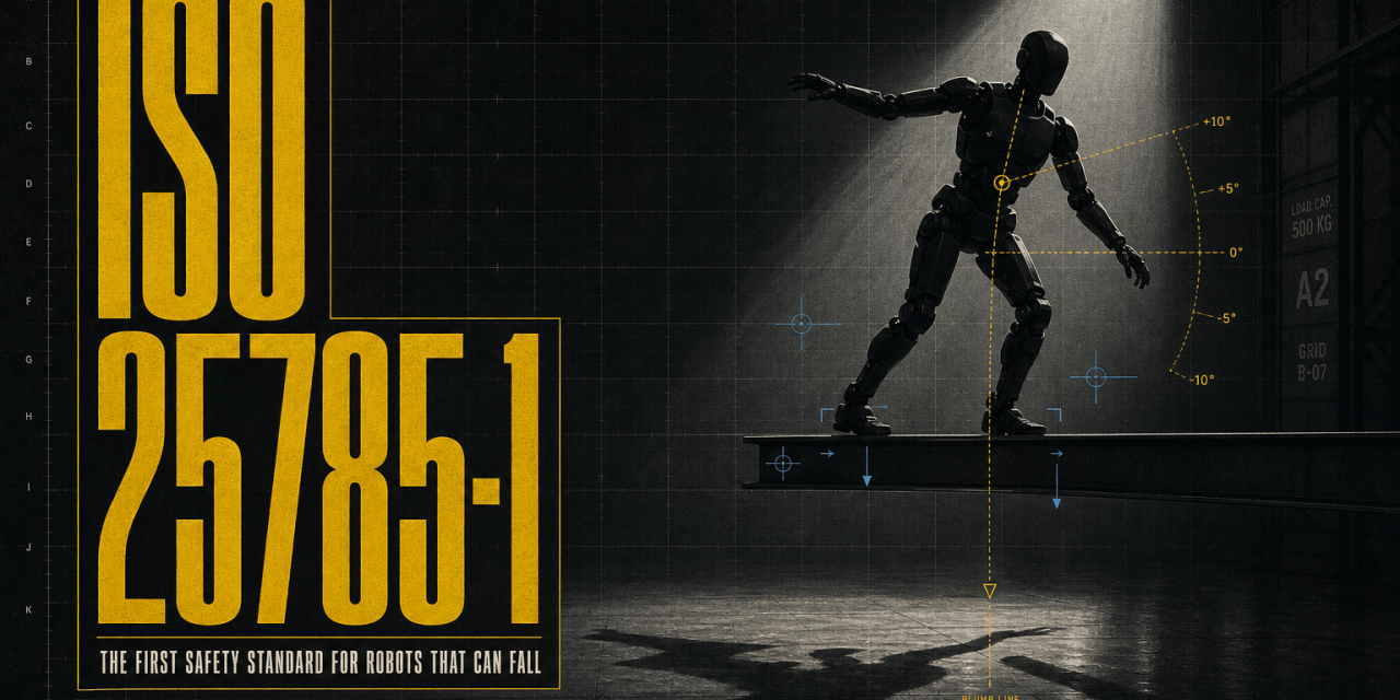 ISO 25785-1 is the first international safety standard for humanoid and other actively balanced industrial robots. Learn what it covers, the timeline and how to prepare.